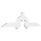 Ekena Millwork Ericson Architectural Grade PVC Gable Bracket, 60"W x 15"H x 2"D x 4"F, 6/12 Pitch GBP060X15X0204ERI00 - alternate 1